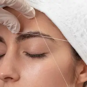 Eyebrow threading service